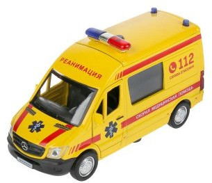 Машина металлическая «Mercedes Benz Sprinter Реанимация»