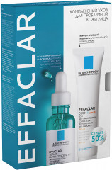 Набор Effaclar сыворотка, 40 мл + крем-гель DUO(+) SPF 30 со скидкой 50% - Фото 2