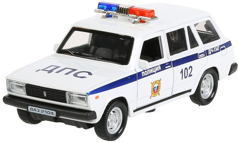 Машина металлическая «ВАЗ-2104 Жигули Полиция»