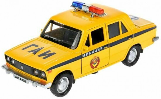 Машина металлическая «ВАЗ-2106 Жигули милиция»
