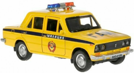 Машина металлическая «ВАЗ-2106 Жигули милиция»