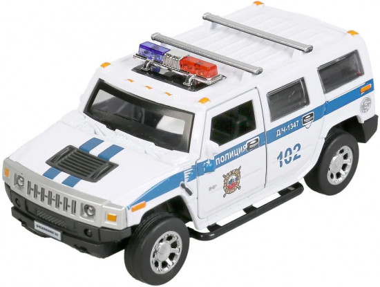 Машина металлическая «Hummer H2 Полиция»