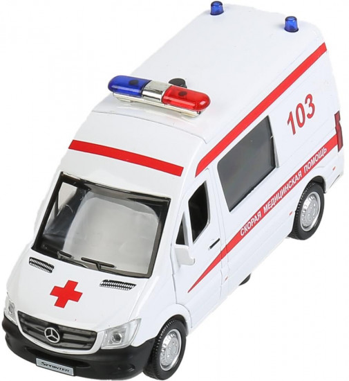 Машина металлическая «Mercedes Benz Sprinter Скорая»