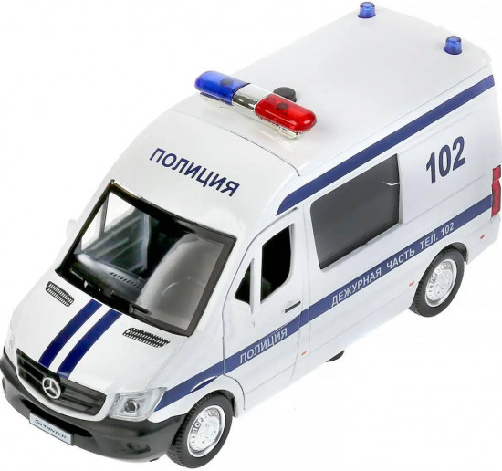 Машина металлическая «Mercedes Benz Sprinter Полиция»