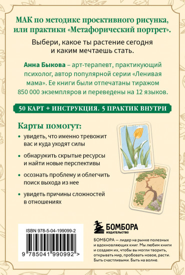 Метафорические ассоциативные карты «Метафорический портрет. Какое ты растение»