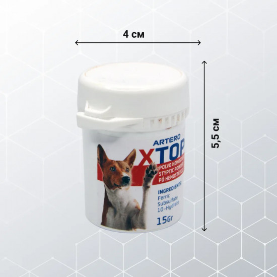 Порошок кровоостанавливающий для собак и кошек «Xtop»