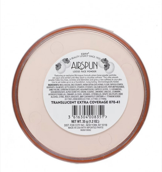 Пудра для лица рассыпчатая «Loose Face Powder», оттенок Translucent
