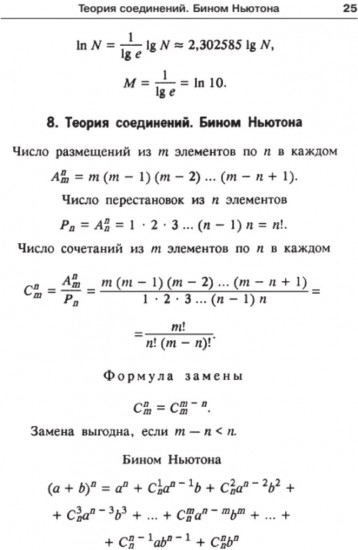 Математика. Карманный справочник