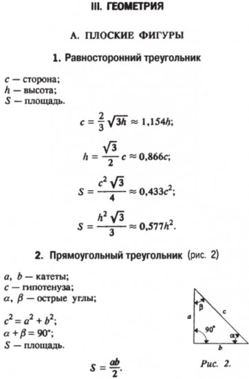 Математика. Карманный справочник