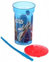 Стакан с соломинкой и крышкой «Звёздные войны» - Фото 1