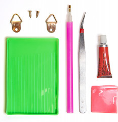 Картина мозаикой с нанесенной рамкой «Сердце Чечни» - Фото 2