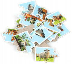 Игра-пазл развивающая «Мамы и малыши» - Фото 1