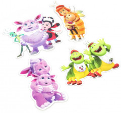 Набор макси-пазлов 4 в 1 «Лунтик» - Фото 1