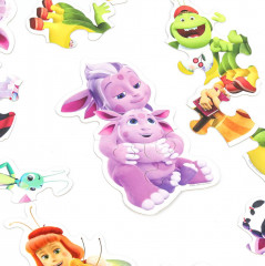 Набор макси-пазлов 4 в 1 «Лунтик» - Фото 2