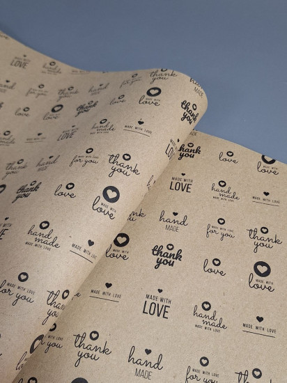 Набор для упаковки подарка «Made with love»