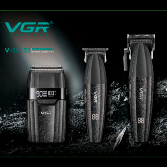 Профессиональный набор триммеров для волос VGRV-Stepless Pro 4 в 1