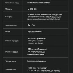 Профессиональный набор триммеров для волос VGRV-Stepless Pro 4 в 1 - Фото 8