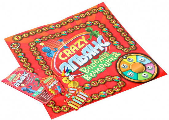 Настольная игра-квадрат «Crazy Альянс»