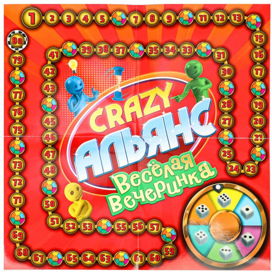 Настольная игра-квадрат «Crazy Альянс»