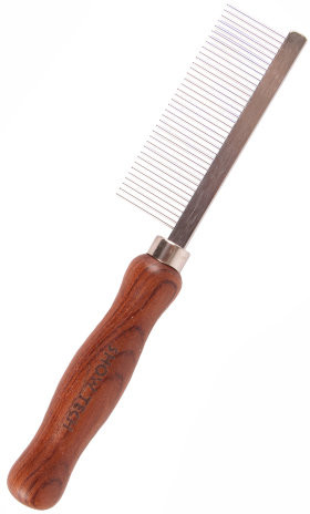 Расческа для собак и кошек с деревянной ручкой «Medium Wooden Comb»