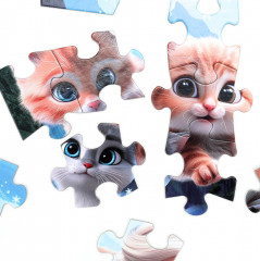 Макси-пазл «Магия льда и кошечки» - Фото 3