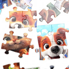 Пазл «Котята и щенки» - Фото 3