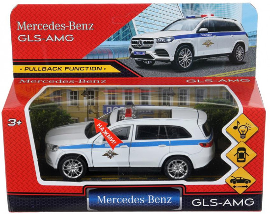 Модель металлическая «Mercedes-Benz GLS Class AMG Полиция»