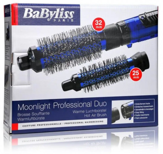 Фен-щетка для волос BaByliss Pro BAB2602 «Moonlight Professional Duo»