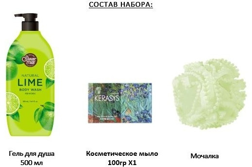 Подарочный набор для женщин «Лайм. Lime»