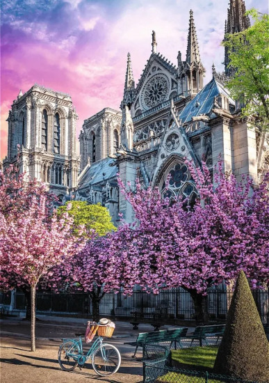 Пазл «Собор Нотр-Дам в Париже. Notre-Dame Cathedral of Paris»