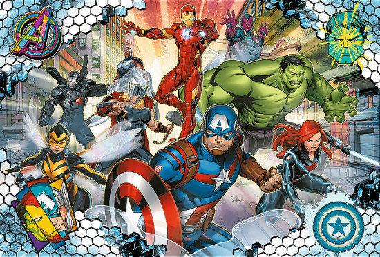 Пазл «Знаменитые Мстители. Famous Avengers»