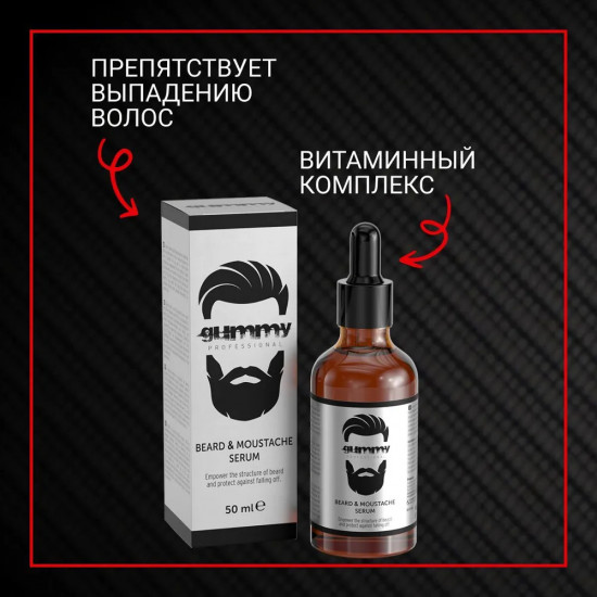 Сыворотка для бороды и усов «Beard & Moustache Serum»