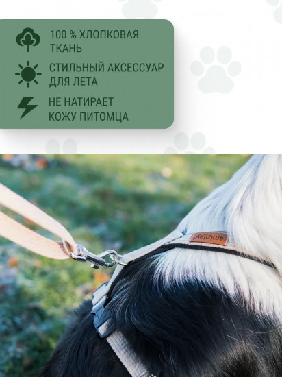 Шлейка для собак регулируемая
