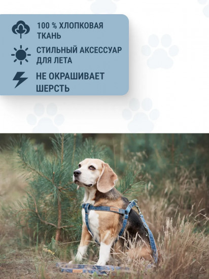 Шлейка для собак регулируемая