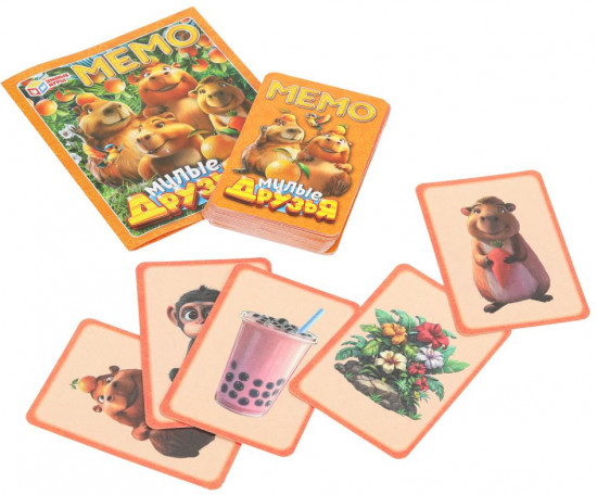 Игра настольная «Мемо. Милые друзья»