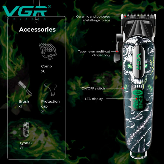 Машинка для стрижки волос VGR VGR V-279