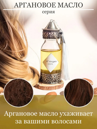 Шампунь для сухих и поврежденных волос с аргановым маслом «Argan Shampoo»