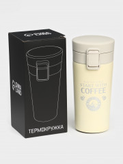 Термокружка «Start with coffee» - Фото 5