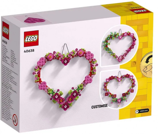 Конструктор LEGO® 40638 Украшение: сердце