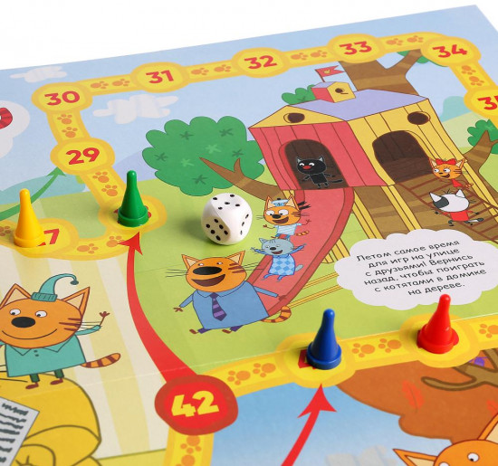 Игра-ходилка «Три кота. Времена года»