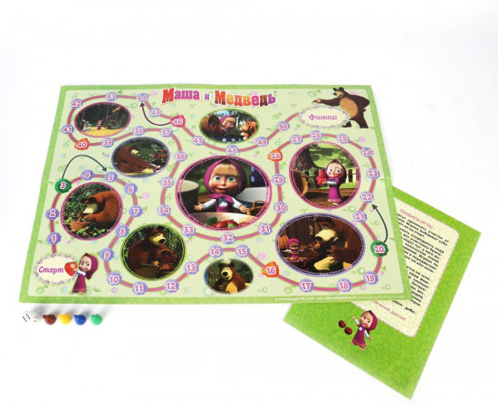 Игра-ходилка «Маша и Медведь»