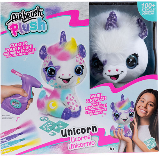 Мягкая игрушка с аэрографом «Единорог. Unicorn»