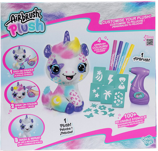 Мягкая игрушка с аэрографом «Единорог. Unicorn»