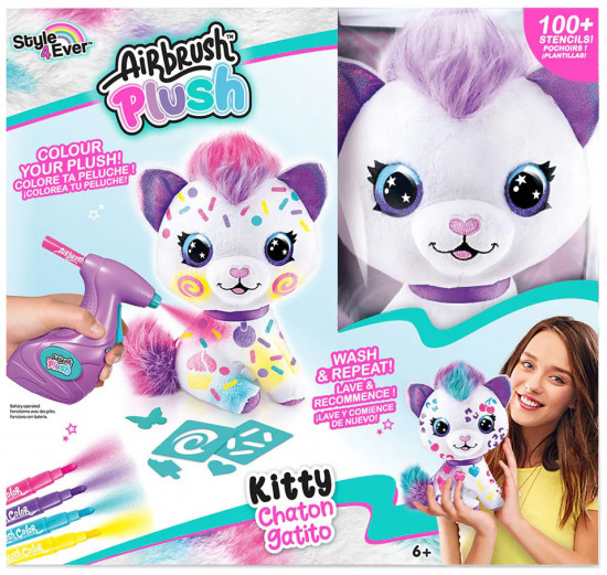 Мягкая игрушка с аэрографом «Котенок. Kitty»