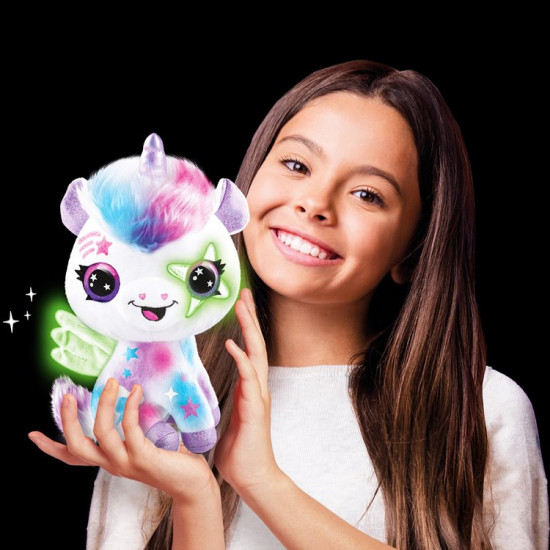 Мягкая игрушка с аэрографом «Светящийся в темноте единорог. Unicorn Glow in the dark»