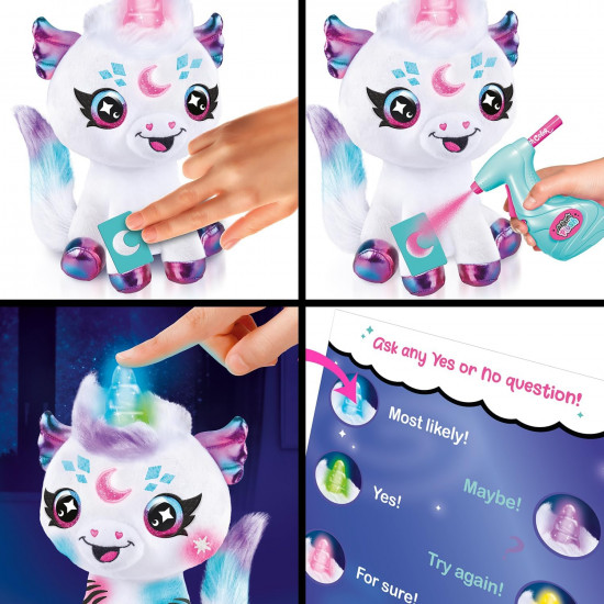 Мягкая игрушка с аэрографом «Космический единорог. Cosmic Unicorn»