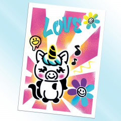 Набор для творчества с аэрографом «Mini Poster» - Фото 7