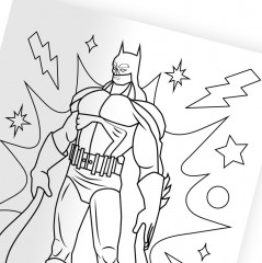 Раскраска «Тёмный мститель» - Фото 3