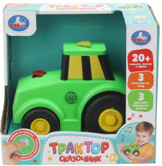 Игрушка-каталка музыкальная «Трактор-сказочник» - Фото 1
