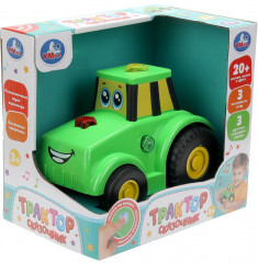 Игрушка-каталка музыкальная «Трактор-сказочник» - Фото 2